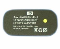 HPE 307132-001 storage device backup battery Nickel-Metal Hydride [NiMH] 500 mAh (HPE BATTERY PACK ASSEMBLY 3.6V !!!NEW!!!,500mAh [NiMH])