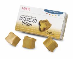 Xerox Genuine Solid Ink 8500/8550 Yellow [3 sticks] (XEROX PHASER 8550 YELLOW PHASER 8550 8500 YELLOW 3 PACK)