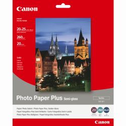 Canon SG-201 Semi-Gloss Photo Paper Plus 8x10" - 20 Sheets (SG-201 8X10INCH 20SH)