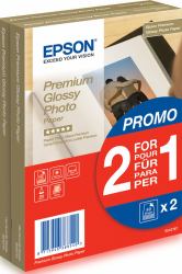 Epson Premium Glossy Photo Paper [100 x 150mm], 255gsm, 80 sheets (EPSON 10X15 PREMIUM GLOSSY BOGOF STOCK)