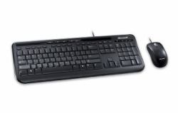 Microsoft Wired Desktop 600 keyboard Mouse included Universal USB QWERTY UK English Black (Microsoft Wired Desktop 600 keyboard USB Black)