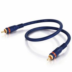 C2G 10m Velocity Digital Audio Coax Cable composite video cable RCA Blue (CablesToGo 10m Velocity RCA Moulded Digital Audio Coax Cable - Black)