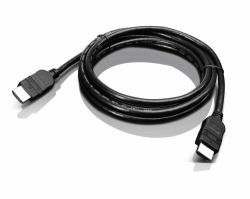 Lenovo 2.0m HDMI HDMI cable 2 m HDMI Type A [Standard] Black (Lenovo HDMI to HDMI Cable 2.0m 1080p Black - Warranty: 1 Year)