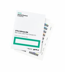 HPE LTO-6 Ultrium RW Bar Code Label Pack (LTO-6 Ultrium RW Bar Code - Labels 100pcs **New Retail** - Label Pack - Warranty: 12M)