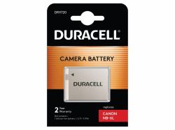 Duracell Camera Battery - replaces Canon NB-6L Battery (Digital Camera Battery 3.7V 1000mAh)
