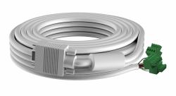 Vision TC2 3MVGA VGA cable 3 m VGA [D-Sub] Terminal White (3 m Modular AV faceplate cable - pre-terminated Techconnect VGA cable - Ferrite core - phoenix [m] to VGA [m] - 28 awg - outer diameter 8 ...