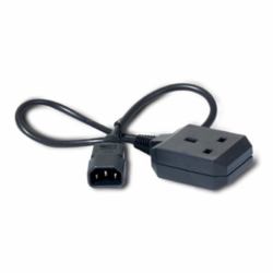 APC Power Cord, C14 to BS1363 [UK], 0.6m (POWER CORD - IEC 320 C14 TO UK RECEPTACLE)