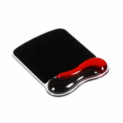 Kensington Duo Gel Mouse Pad Wrist Rest — Red (DUO GEL MOUSEPAD BLK/RED - BLACK AND RED)