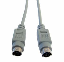 Cables Direct EX-101 PS/2 cable 3 m 6-p Mini-DIN Grey (3m PS/2 Data Cable)