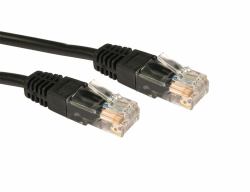 Cables Direct Cat5e Patch Cable networking cable Black 4 m U/UTP [UTP] (CDL 4m Cat5e Cbl - Black 26AWG)