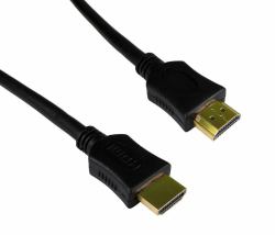 Cables Direct 2m HDMI, M - M HDMI cable HDMI Type A [Standard] Black (CDL 2m High Speed HDMI - Black)