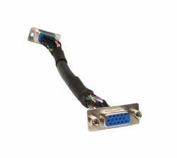 Cables Direct SVGA-STUB VGA cable 0.15 m VGA [D-Sub] Black (CDL SVGA Stub for Faceplates)