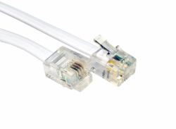 Cables Direct RJ-11, 10m White (CDL 10m RJ11 to RJ11 Modem Cable)