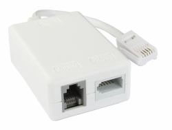 Cables Direct BT-820 telephone splitter White (CDL ADSL Microfilter [Leaded Adap])