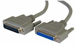 Cables Direct SL-125 serial cable Grey 5 m D25 (CDL 5m D25 [M] to D25 [F])