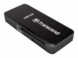 Transcend RDF5 Card Reader Black (CARDREADER RDF5 USB3.0 BLACK - IN)