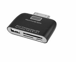 Siig CE-AD0012-S1 cable gender changer Black, White (SIIG 4-in-1 Adapter for Galaxy Tablet CE-AD0012-S1)