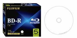 Fujifilm 5 x BD-R 1-4x 25 GB 5 pc[s] (FUJI BD-R PRINTABLE JEWEL CASE 5 PACK 25GB 1-4X)