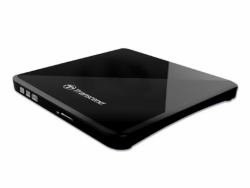 Transcend Portable DVD Writer Black (8X DVD SLIM TYPE USB BLACK - 8X DVD 9.5MM USB)