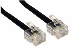 Cables Direct RJ-11, 3m Black (CDL 3m RJ11 to RJ11 Modem Black)