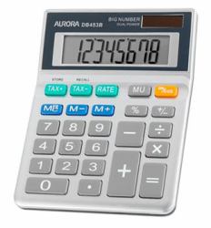 Aurora DB453B calculator Pocket Basic Grey (Aurora DB453 Desk Calculator)