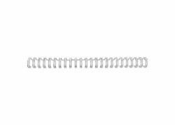 GBC WireBind Spines 3:1 A5 8mm 24L (GBC 4400028 8mm A5 Silver Wire Binders)