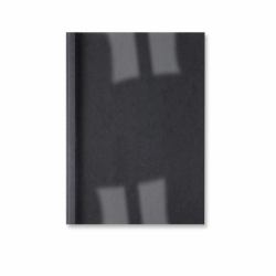 GBC LeatherGrain Thermal Binding Covers 3mm Black [100] (GBC IB451614 Black Leathergrain Thermal Binding Covers)