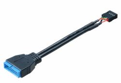 Akasa USB 3.0 to USB 2.0 adapter cable (Akasa USB 3.0 to USB 2.0 Cable AK-CBUB19-10BK)