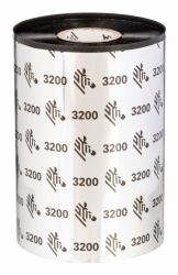 Zebra 3200 Wax/Resin Ribbon (RIBBON 3200 WAX/RESIN 110MM - 74 METERS C-12.7MM BOX OF 12)