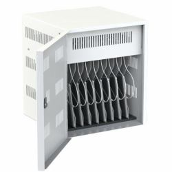 Loxit 7708 portable device management cart/cabinet Portable device management cabinet White (LOX7708 - iBank 8 ChargeConnect - Charge Sync Manage 8 iPads or Tablet PCs)