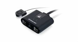 iogear GUS402 computer data switch (2x4 USB 2.0 peripheral - sharing switch 2 computers - can share up to 4 USB devices - Warranty: 36M)
