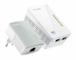 TP-Link TL-WPA4220 KIT PowerLine network adapter 300 Mbit/s Ethernet LAN Wi-Fi White 1 pc[s] (AV600 WIRELESS POWERLINE TL-WPA4220 KIT)