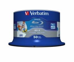 BD-R SL Datalife 25GB 6x Wide Inkjet Printable 50 Pack Spindle 