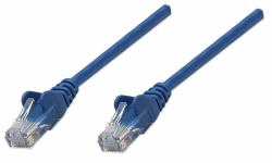 Intellinet Network Patch Cable, Cat5e, 3m, Blue, CCA, U/UTP, PVC, RJ45, Gold Plated Contacts, Snagless, Booted, Lifetime Warranty (NETWORK CABLE CAT5E CCA 3M - BLUE U/UTP SNAGLESS/BOOTED)