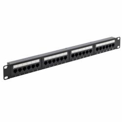 connektgear 24 Port Patch Panel [CAT6] IDC Punch Down 19 inch (24 PORT PATCH PANEL [CAT6] IDC - PUNCH DOWN 19 INCH)