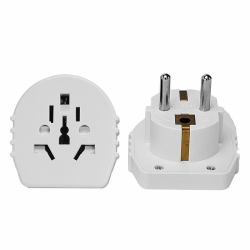Microconnect PETRAVEL15 power plug adapter Universal White (Universal adapter - World travel adapter to Eu. - Warranty: 300M)