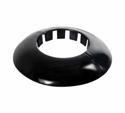 B-Tech SYSTEM 2 - Ceiling Finishing Ring for Ø50mm Poles (BT7055/B - 50mm Diameter Escutcheon Ring - Black)