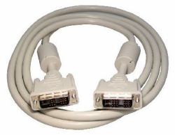 Cables Direct 2m DVI-D m/m DVI cable Beige (CDL 2m DVI-D Single Link Cable Bei)
