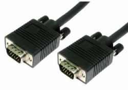 Cables Direct CDEX-267K VGA cable 20 m VGA [D-Sub] Black (CDL 20m SVGA Male to Male Black)