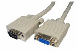 Cables Direct CDEX-255 VGA cable 3 m VGA [D-Sub] Beige (CDL 5m SVGA Extension Cable -Beige)