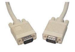 Cables Direct CDEX-220 VGA cable 0.5 m VGA [D-Sub] Beige (CDL 0.5m SVGA Male to Male Beige)
