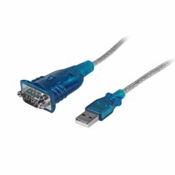 StarTech.com 17in [43cm] 1-Port USB to RS232 DB9 Serial Adapter Cable, USB to Serial Adapter Cable - M/M (1PORT USB TO SERIAL CONVERTER - WINDOWS 8 USB TO RS232 PORT)