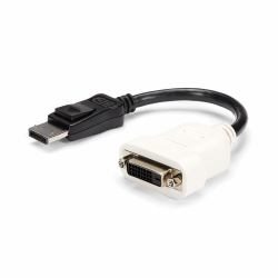 StarTech.com DisplayPort to DVI Adapter - DisplayPort to DVI-D Adapter/Video Converter - 1080p - DP 1.2 to DVI Monitor/Display Cable Adapter Dongle - DP to DVI Adapter - Latching DP Connector (Star...