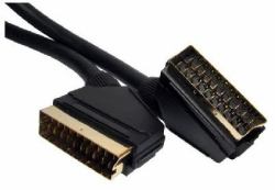 Cables Direct 2SSP-03 SCART cable 3 m SCART [21-pin] Black (CDL 3m High Quality SCART Cable)