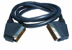 Cables Direct 2SSP-01 SCART cable 1.5 m SCART [21-pin] Black (CDL 1.5m High Quality SCART Cable)
