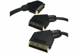 Cables Direct 2SS-102 cable splitter/combiner Black (CDL 2m SCART Cable Splitter)