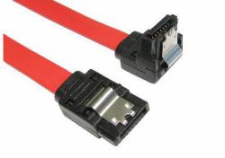 Cables Direct NLRB-309LOCK SATA cable 0.9 m Red (CDL 90CM SATA I/II R/A-STRAIGHT RD)