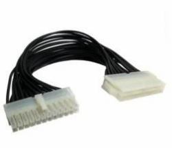 Cables Direct 0.23 m, 24-p/24-p, M/F (CDL 24 Pin ATX Extension Cable -)