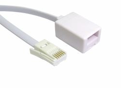 Cables Direct BT-005 telephone cable 3 m White (CDL 5m BT Extension Cable v2)