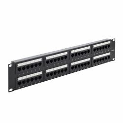 connektgear 48 Port Patch Panel [CAT5e] IDC Punch Down 19 inch 